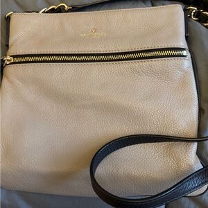 Kate Spade Beige and Black Crossbody Bag